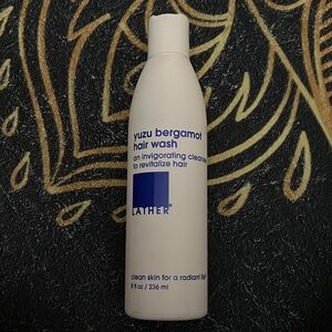 Lather Yuzu Bergamot Hair Wash Shampoo, invigorating, clean ingredients, vegan